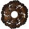 Ekena Millwork Orrington Ceiling Medallion (Fits Canopies up to 4 3/4"), 19 5/8"OD x 4 3/4"ID x 1 3/4"P, Rust CM19ORRUS - alternate 1